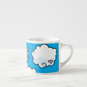 Fliegenschwein tanzt auf Wolken Espresso-Tasse Espressotasse (Rechts)