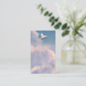 Fliegenschwein-Visitenkarte Visitenkarte (Stehend Vorderseite)