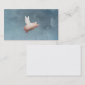 Fliegenschwein-Visitenkarte Visitenkarte (Vorne/Hinten)