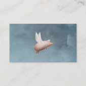 Fliegenschwein-Visitenkarte Visitenkarte (Vorderseite)