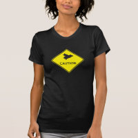 Fliegenschwein-Zeichen-Shirt