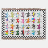 Fliegenschweine auf einer Decke (Vorderseite)