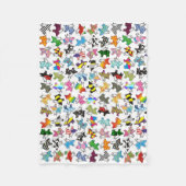 Fliegenschweine auf einer Fleecedecke (Vorderseite)