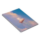 Fliegenschweinnotizbuch Notizblock (Rechte Seite)