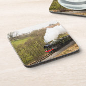 FliegenScotsman bei Goathland Getränkeuntersetzer (Linke Seite)