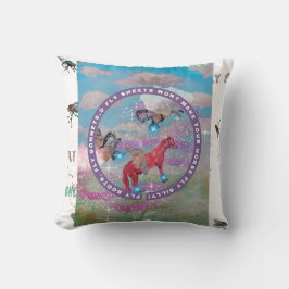 Fliegenstiefel Fliegenfliegenfliegenblätter werden Kissen