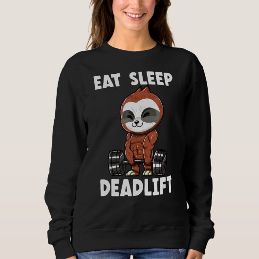 Fliegenstifte Apparel Workout Weightlift Sweatshirt (Vorderseite)