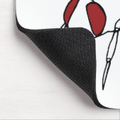 Fliegentierinsekten-Illustrationsgraphik Mousepad (Ecke)