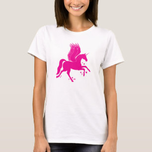 FliegenUnicorn, Pegacorn, in der Silhouette T-Shirt
