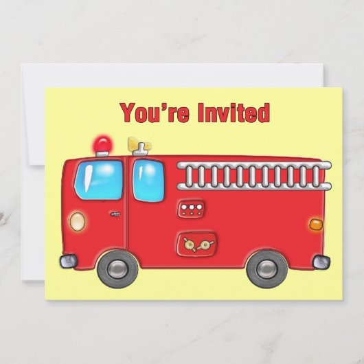 Fliegenwagen Einladung (Vorderseite)