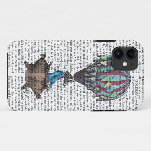 FliegenZebra Case-Mate iPhone Hülle (Rückseite (Horizontal))