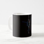 Fliegenzeit Kaffeetasse (Vorderseite Links)
