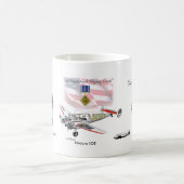 Flieger Amelia Earhart Kaffeetasse (Mittel)