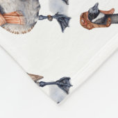 Flieger-Gans Fleecedecke (Ecke)