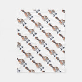 Flieger-Gans Fleecedecke (Vorderseite)