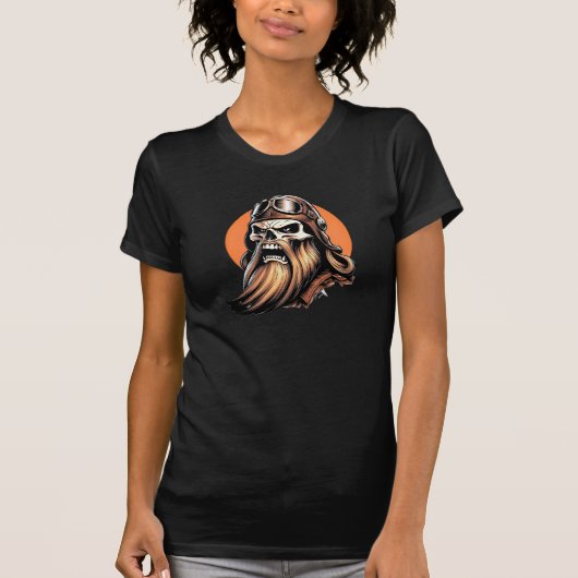 Flieger-Schädel T-Shirt (Vorderseite)