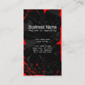 Flieger Visitenkarte (Rückseite)