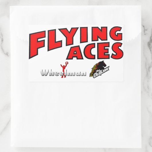 Fliegeraces - Ungesetztes und Rollaufkleber Rechteckiger Aufkleber (Tasche)