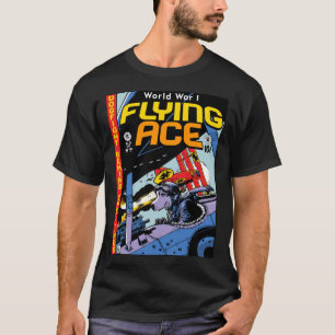 Fliegerass aus dem 1. Weltkrieg lustiges Mädchen M T-Shirt