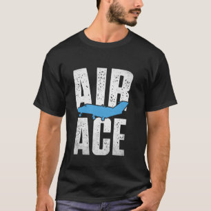 Fliegerasse Flugzeug Fliegen Luftfahrt Fliegende E T-Shirt