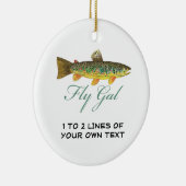 Fliegerfrauen Keramik Ornament (Rechts)