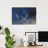 Fliegerglas Dragon Fantasy Poster (Heimbüro)