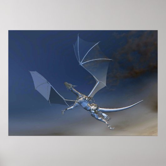 Fliegerglas Dragon Fantasy Poster (Vorne)