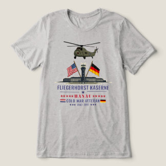 Fliegerhorst Kaserne Hanau Kalter Krieg Veteran Tri-Blend Shirt