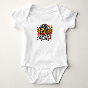 Fliegerhuhn Baby Strampler