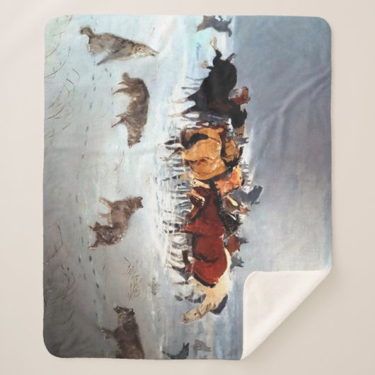 Fliegerhühner Wolf Pack Attackierende Pferde Rusti Sherpadecke (Vorderseite)