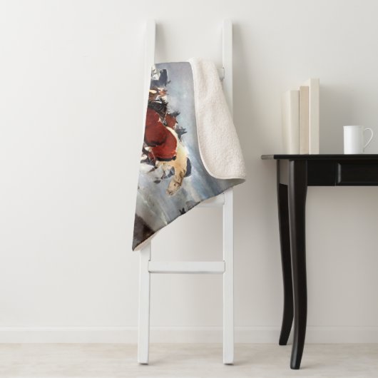 Fliegerhühner Wolf Pack Attackierende Pferde Rusti Sherpadecke (Beispiel)