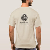 Fliegerman Fly Reel Artwork Design Trommellachs T-Shirt (Rückseite)