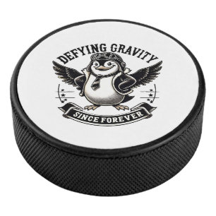 Fliegerpinguin Eishockey Puck