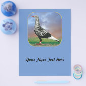 Fliegertaube und Wolken Flyer (Einzeln)