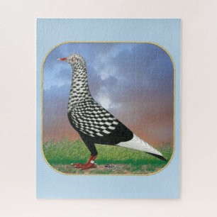 Fliegertaube und Wolken Puzzle
