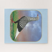 Fliegertaube und Wolken Puzzle (Horizontal)