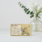 FliegeSwatter Visitenkarte (Stehend Vorderseite)