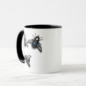 Fliegt Kaffee-Tasse Tasse (Vorderseite Links)
