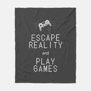 Flieh Aus Der Realität Spiele Retro Spiele Fleecedecke