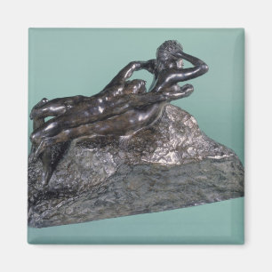 Fliehende Liebe, 1883-84 (Bronze) Magnet