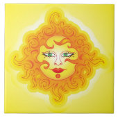 Fliese abstrakter Sun (Vorderseite)