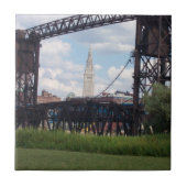 Fliese Clevelandterminalturm-(Brücke) (Vorderseite)