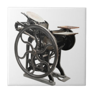 Fliese der Briefbeschwerermaschine 1888