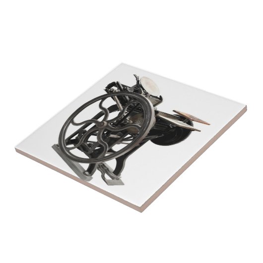 Fliese der Briefbeschwerermaschine 1888 (Seite)