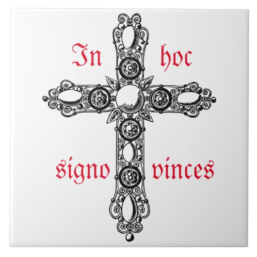 Fliese in hoc signo vinces (Vorderseite)