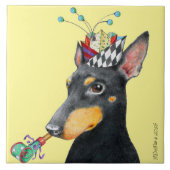 Fliese Manchesters Terrier (6" x6") (Vorderseite)