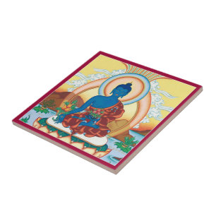 Fliese - Medizin Buddha - der Meister des Heilens
