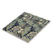 Fliese mit Anemonengewebeentwurf durch William (Seite)