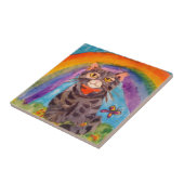 FLIESE MIT CAT AN DER REGENBOGEN-BRÜCKE (Seite)