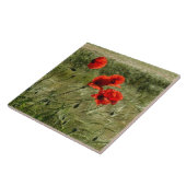 Fliese mit Klatschmohn 02 (Seite)